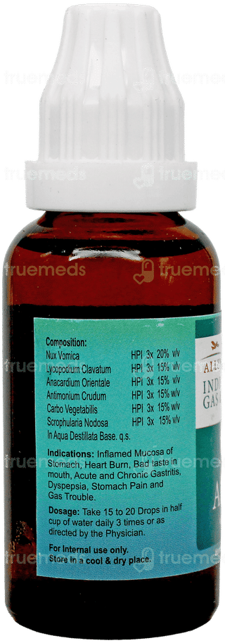 Allen A15 Indigestion Gas & Acidity Drops 30Ml